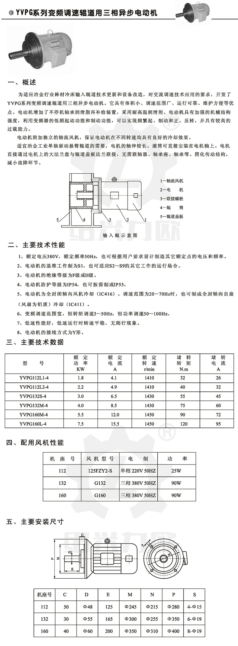 YVPG系列电机